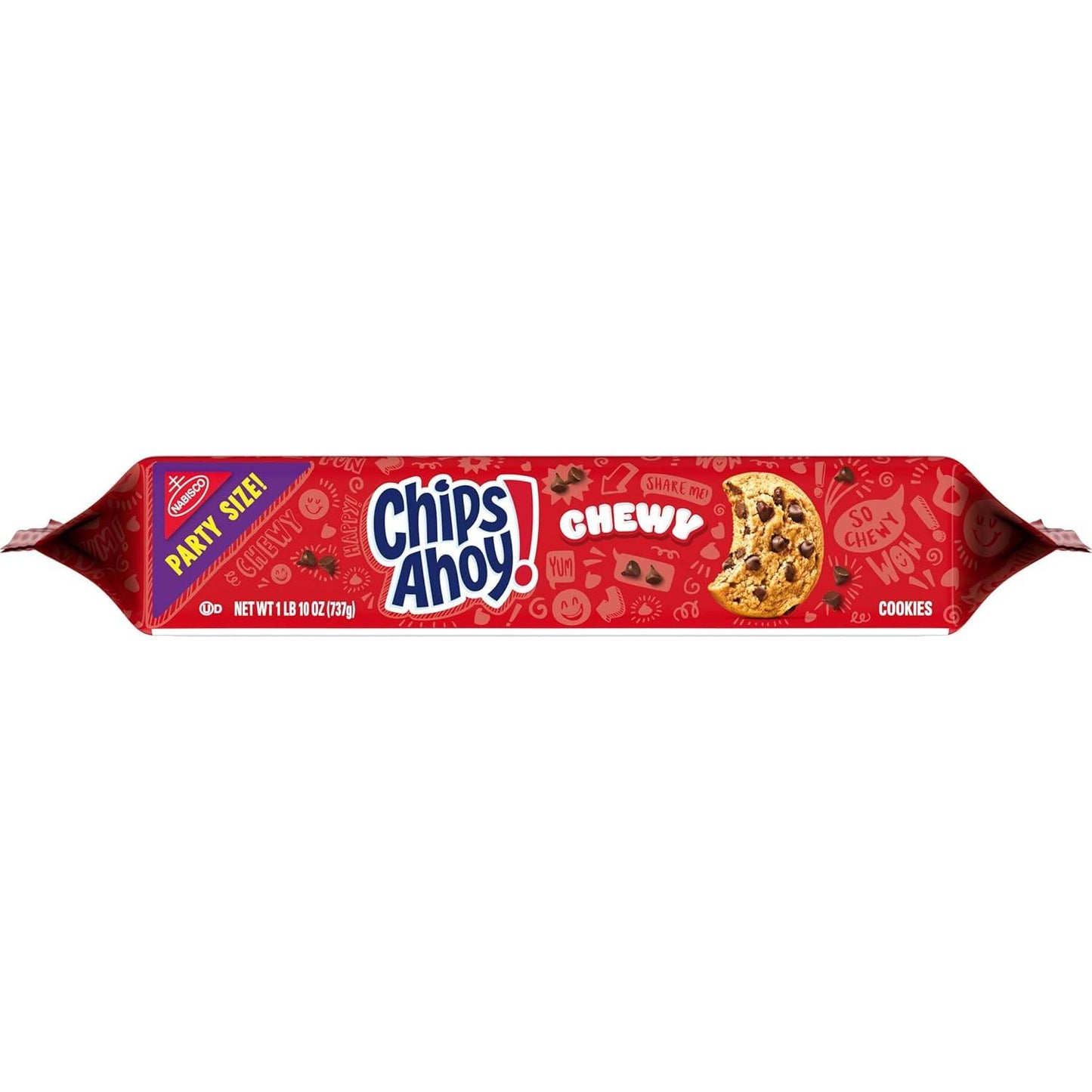 CHIPS AHOY! Chewy Chocolate Chip Cookies, Party Size, 26 oz - Concordia Style Boutique