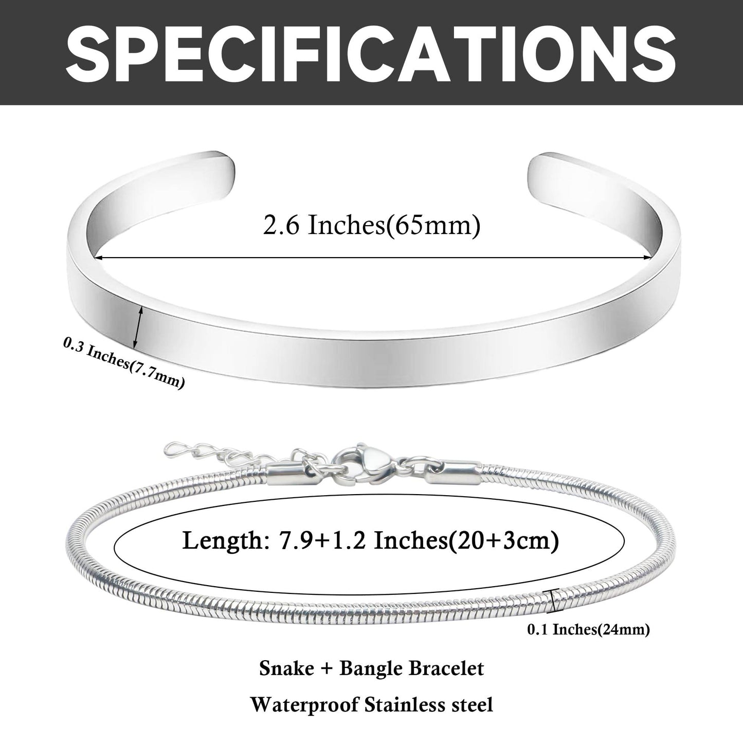 Silver Men's Bracelet - Stainless Steel - Silver - Chain Bracelet - Concordia Style Boutique