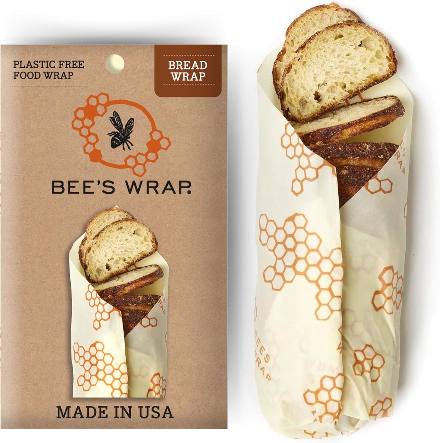 Bee's Wrap Reusable Beeswax Food Wraps - Made in the USA - Eco Friendly Beeswax Wraps for Food - Sustainable - Concordia Style Boutique