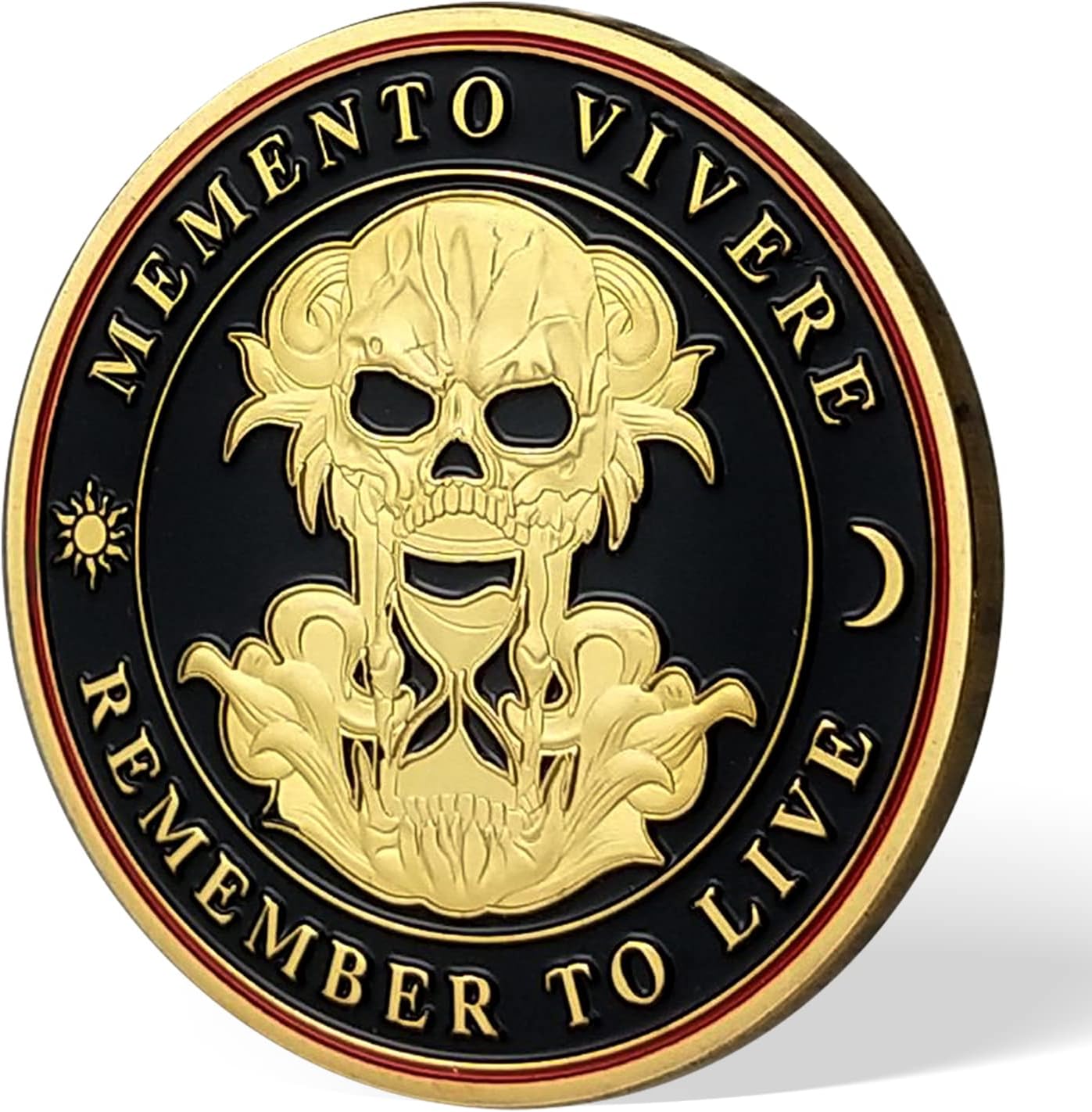 "Memento Mori" Coin - Premium Novelty Coins from Concordia Style Boutique - Just $10.23! Shop now at Concordia Style Boutique