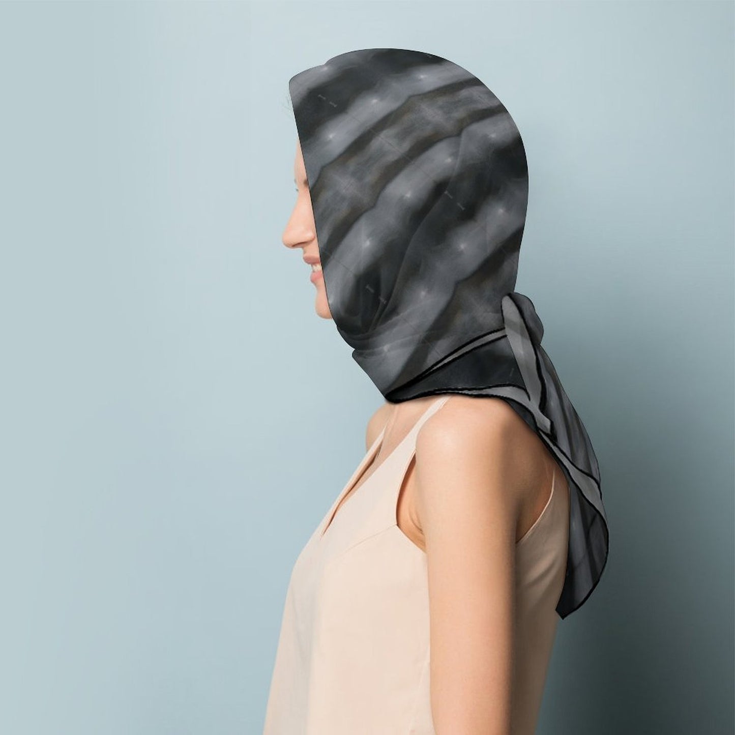 Silk Scarf - "The Alien" Custom Scarf - Premium Scarf from Concordia Style Boutique - Just $22.89! Shop now at Concordia Style Boutique