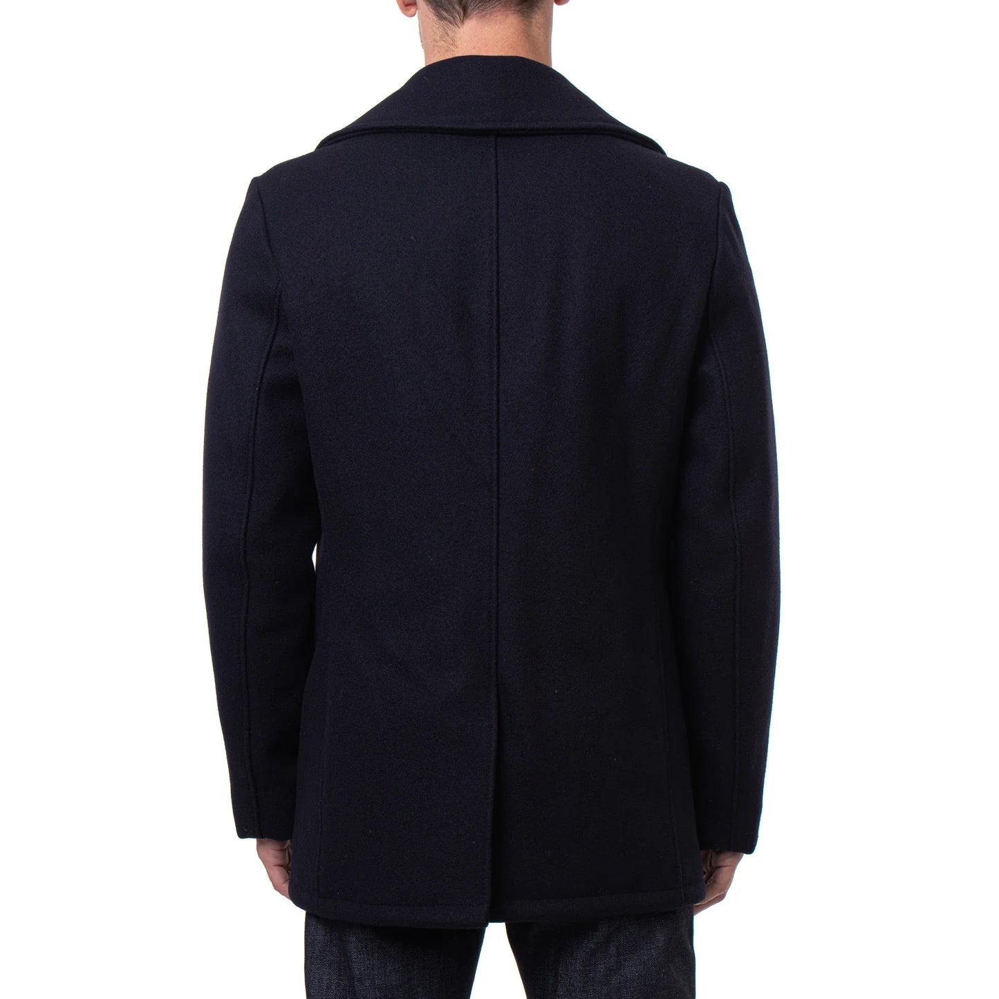 Authentic Pea Coat - Navy - Classic 32 Oz. Melton Wool - Concordia Style Boutique