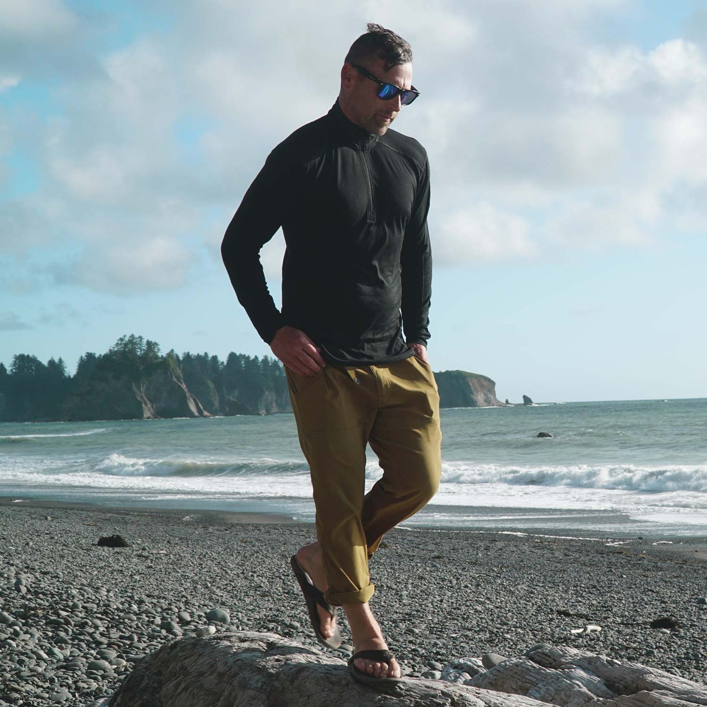 Microweight - Men's Wool 1/4 Zip Woolverino - Concordia Style Boutique