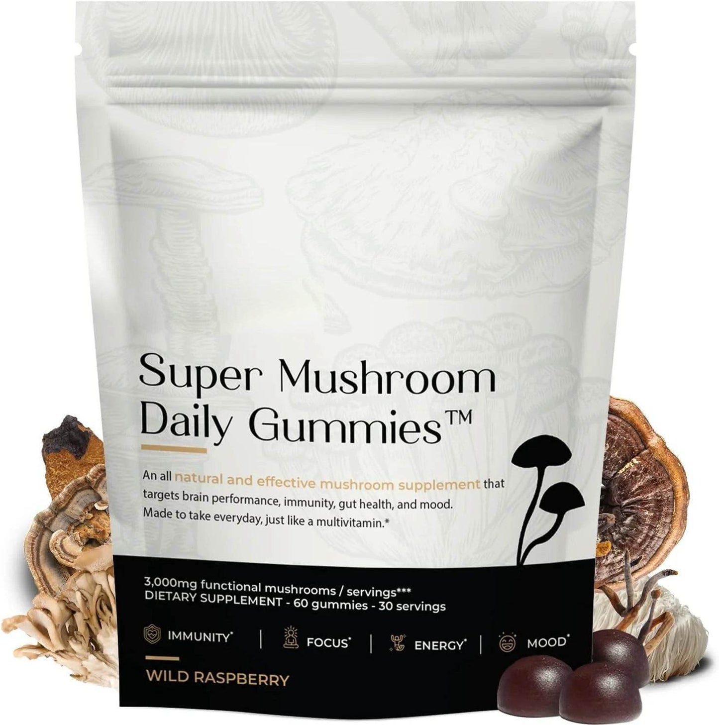 Super Mushroom Gummies - 60 pieces - Concordia Style Boutique