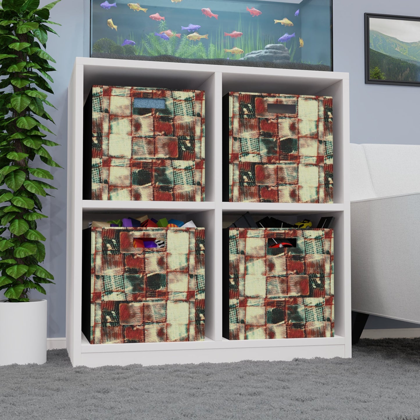 Felt Storage Box - Square Dance - Concordia Style Boutique
