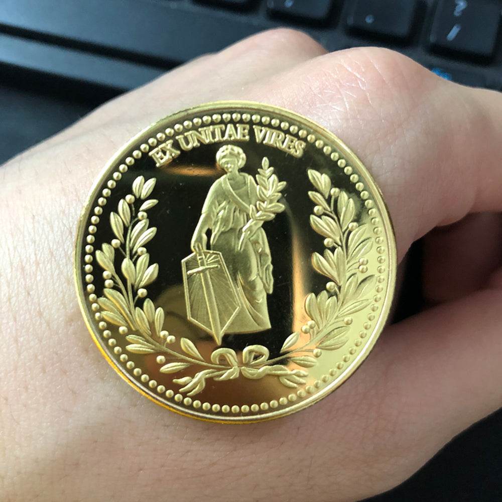 Movie Commemorative Coin: Quickly Hunt Down Keanu Reeves Collector's Gold Coin - Concordia Style Boutique