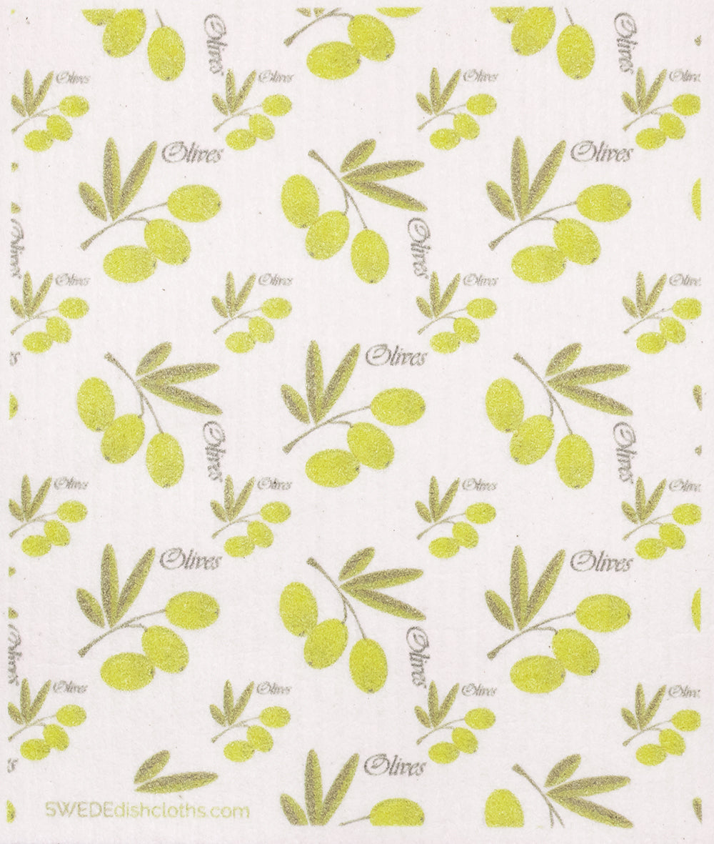 Mixed Olives Set of 4 (One of each design) Paper Towel Replacements | Swededishcloths - Concordia Style Boutique