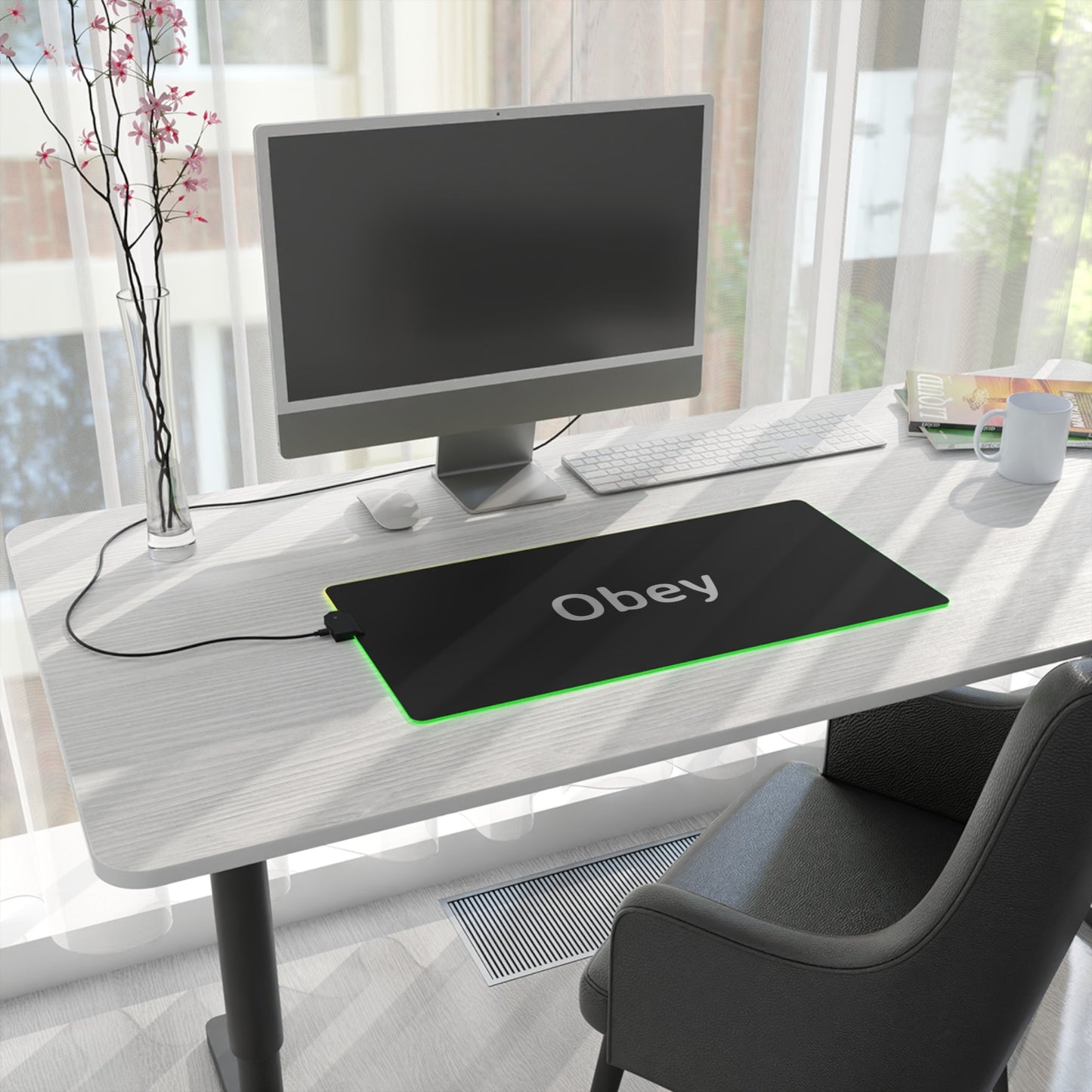 LED Gaming Mouse Pad - Obey - Concordia Style Boutique