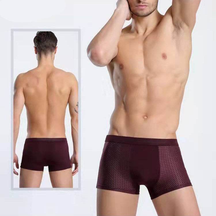 Mesh ice silk underwear - Men's boxer briefs - Concordia Style Boutique