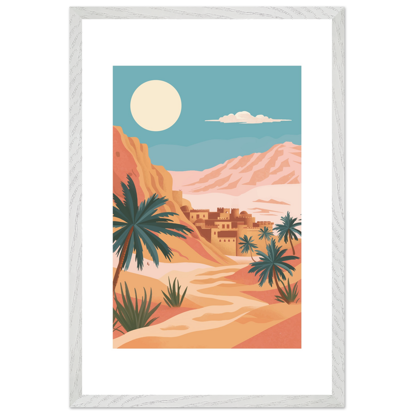 Ancient Jerusalem in the Sands Framed Art