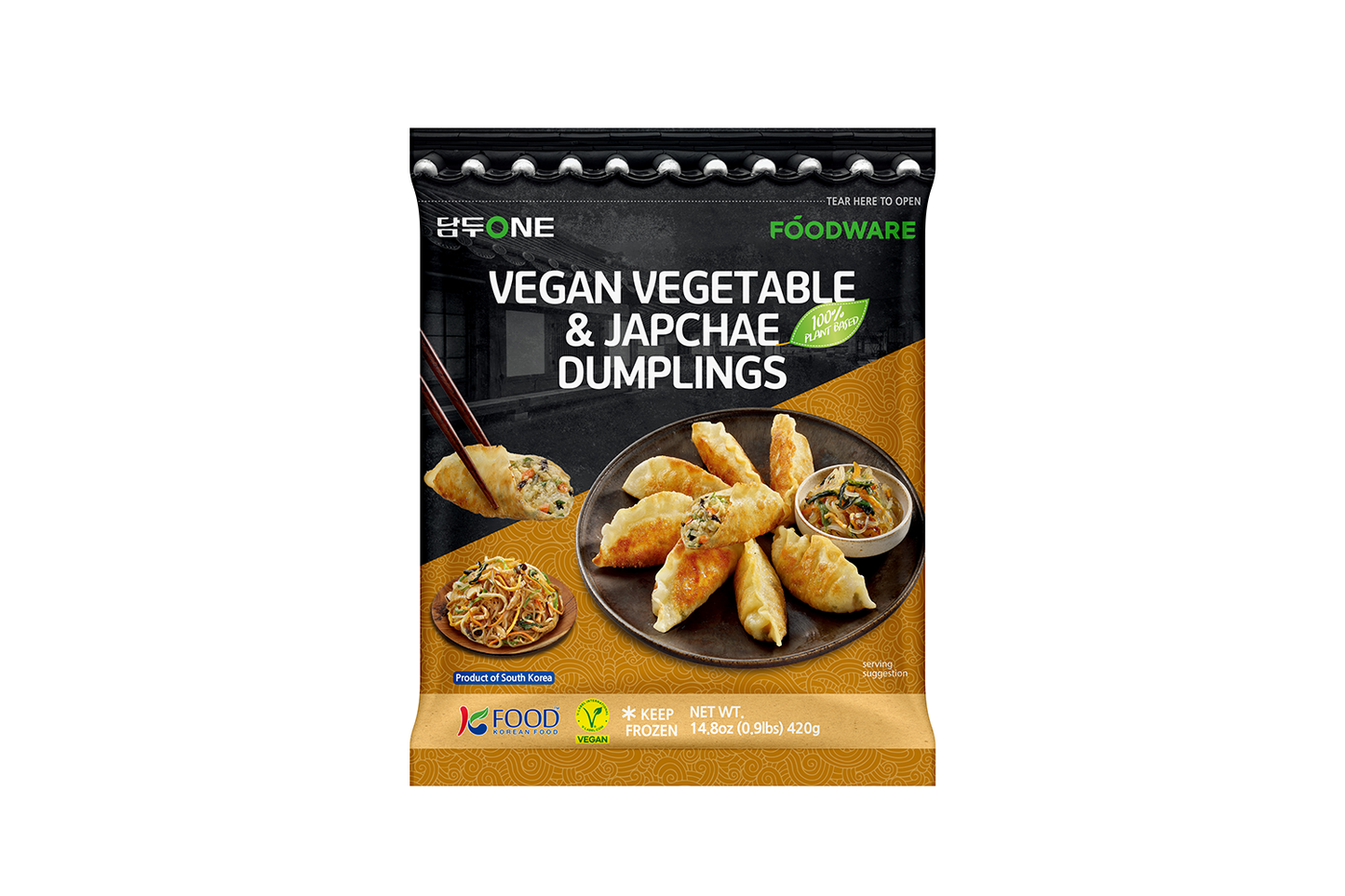 Damduone Vegan Japchae Dumplings - Concordia Style Boutique