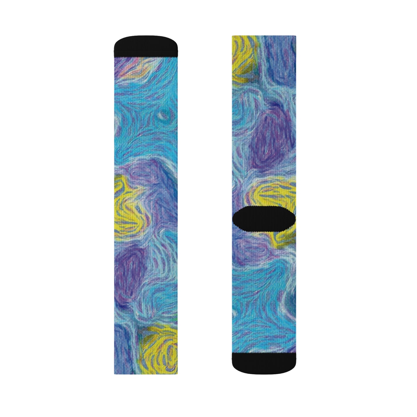 Sublimation Socks - "Starry Night" - Premium socks from Concordia Style Boutique - Just $16.10! Shop now at Concordia Style Boutique