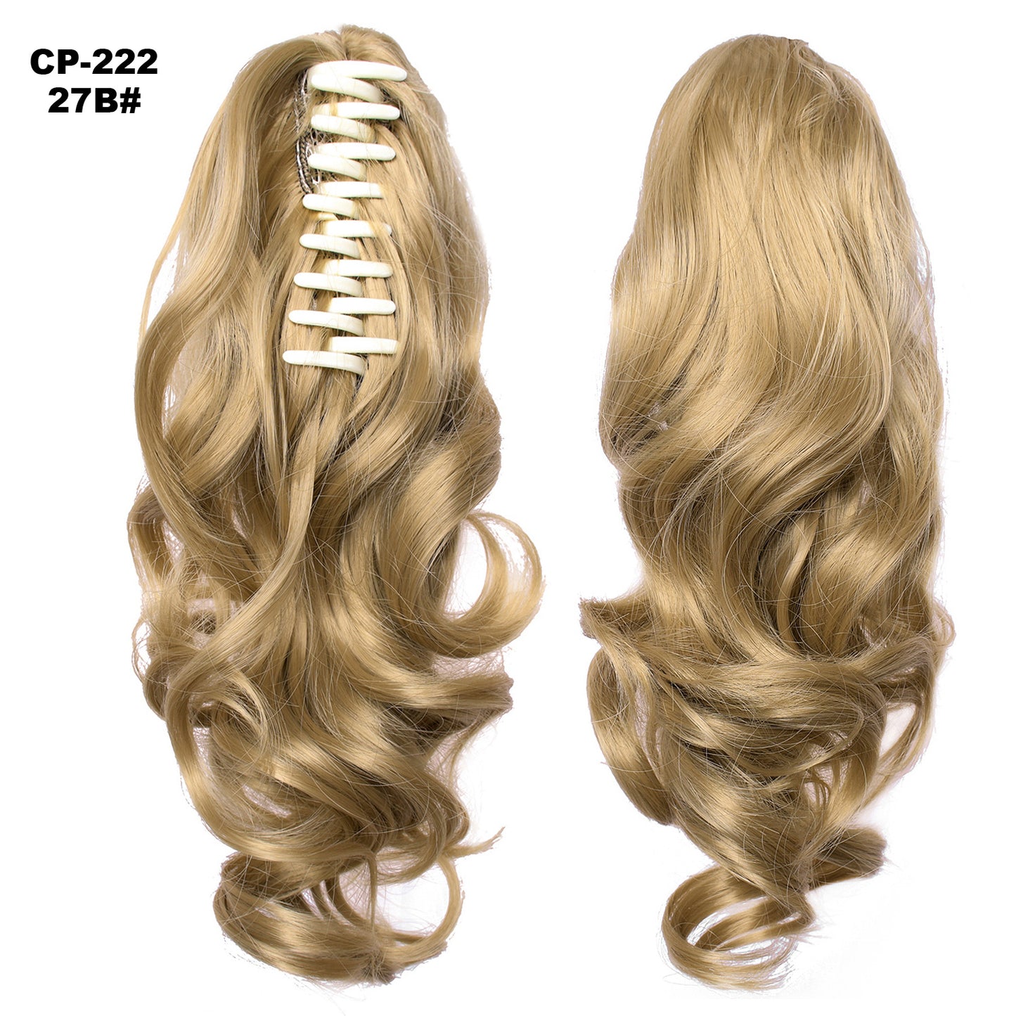 Long Wave Ponytail Wrap Around Ponytail - Clip In Hair Headwear - Gray Hairpiece Natural Extensions - Concordia Style Boutique