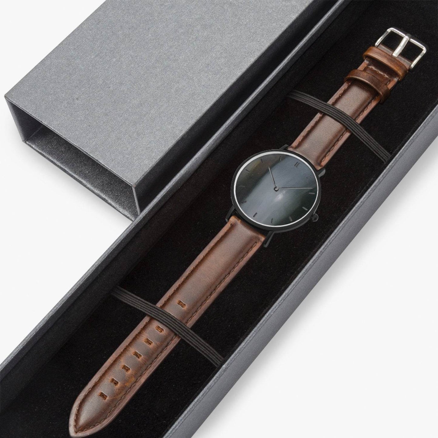 The Alien - Quartz Watch - Ultra-Thin Leather Strap - Concordia Style Boutique