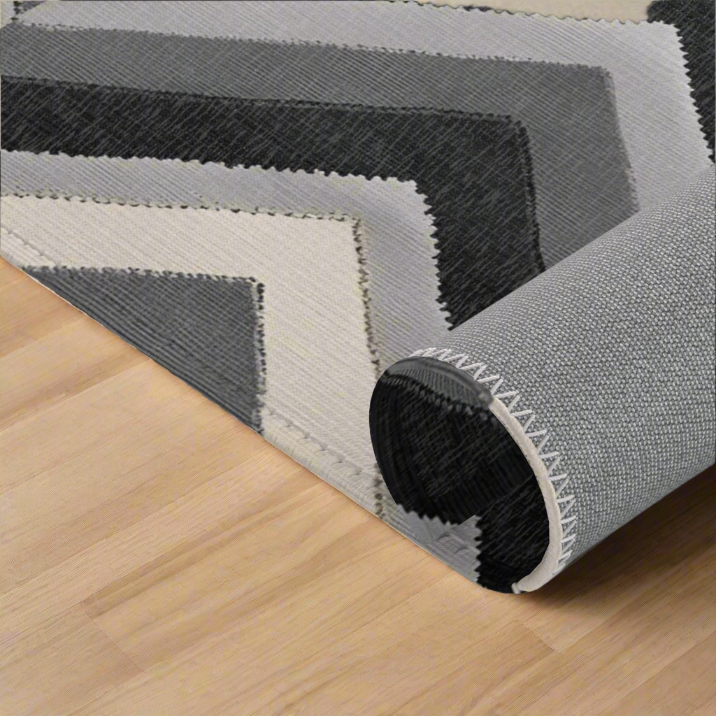 Grey Chevron Rabbit Mat