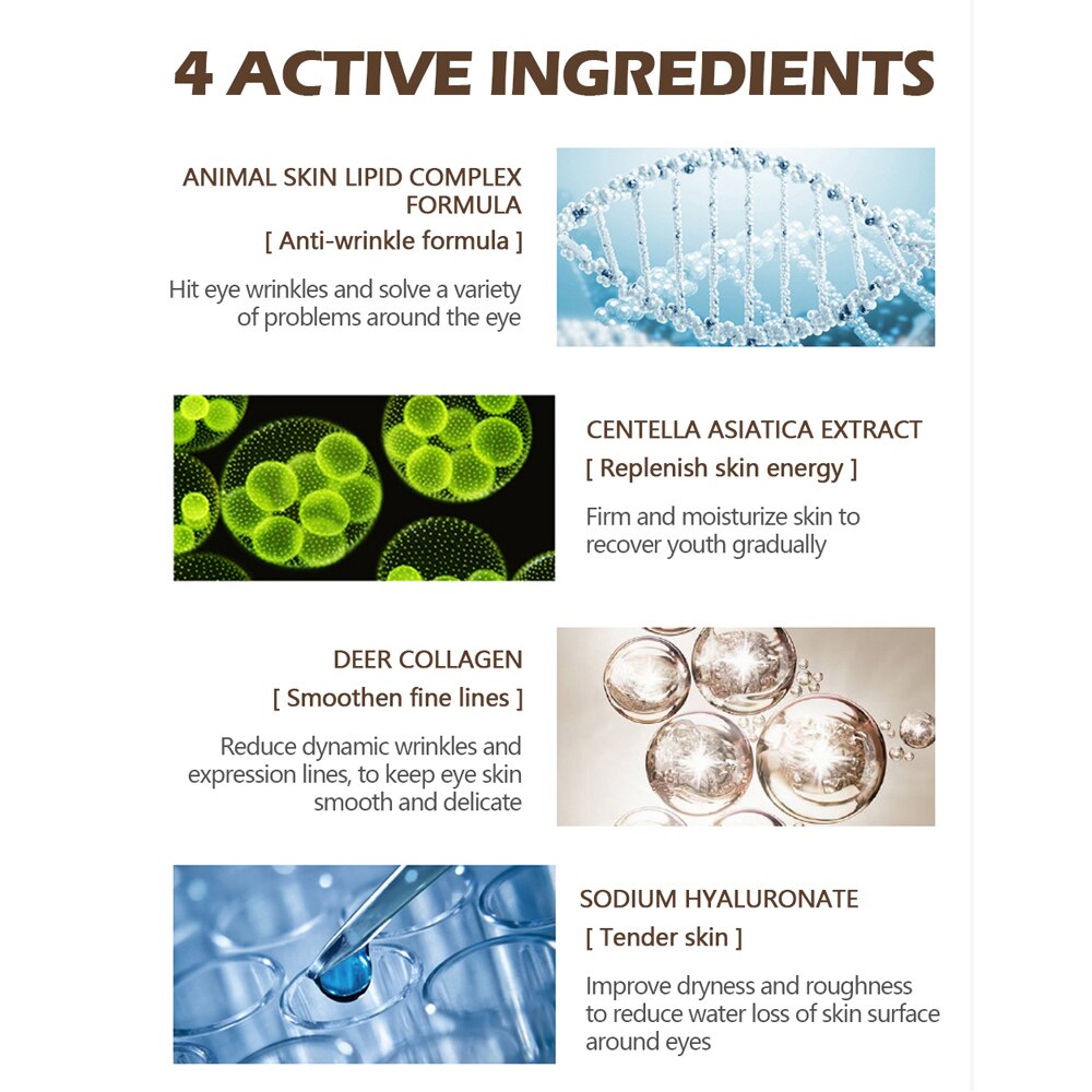Magic Eye Cream - Removal of Dark Circles - Anti-Wrinkles and Eye Bags - Repair Crocodile Eyes - Serum Peptide - Collagen Serum (1 Piece)) - Premium Eye Cream from Concordia Style Boutique - Just $12.02! Shop now at Concordia Style Boutique