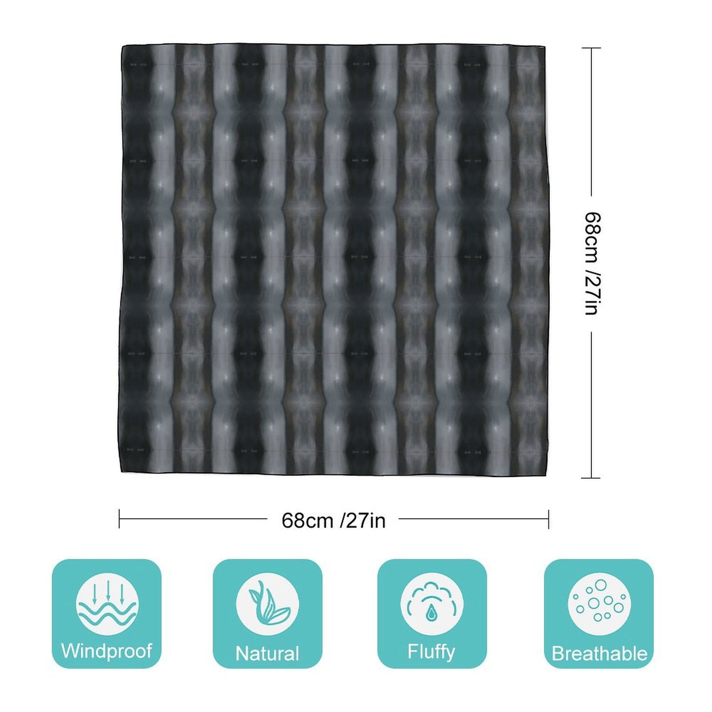 Silk Scarf - "The Alien" Custom Scarf - Premium Scarf from Concordia Style Boutique - Just $22.89! Shop now at Concordia Style Boutique