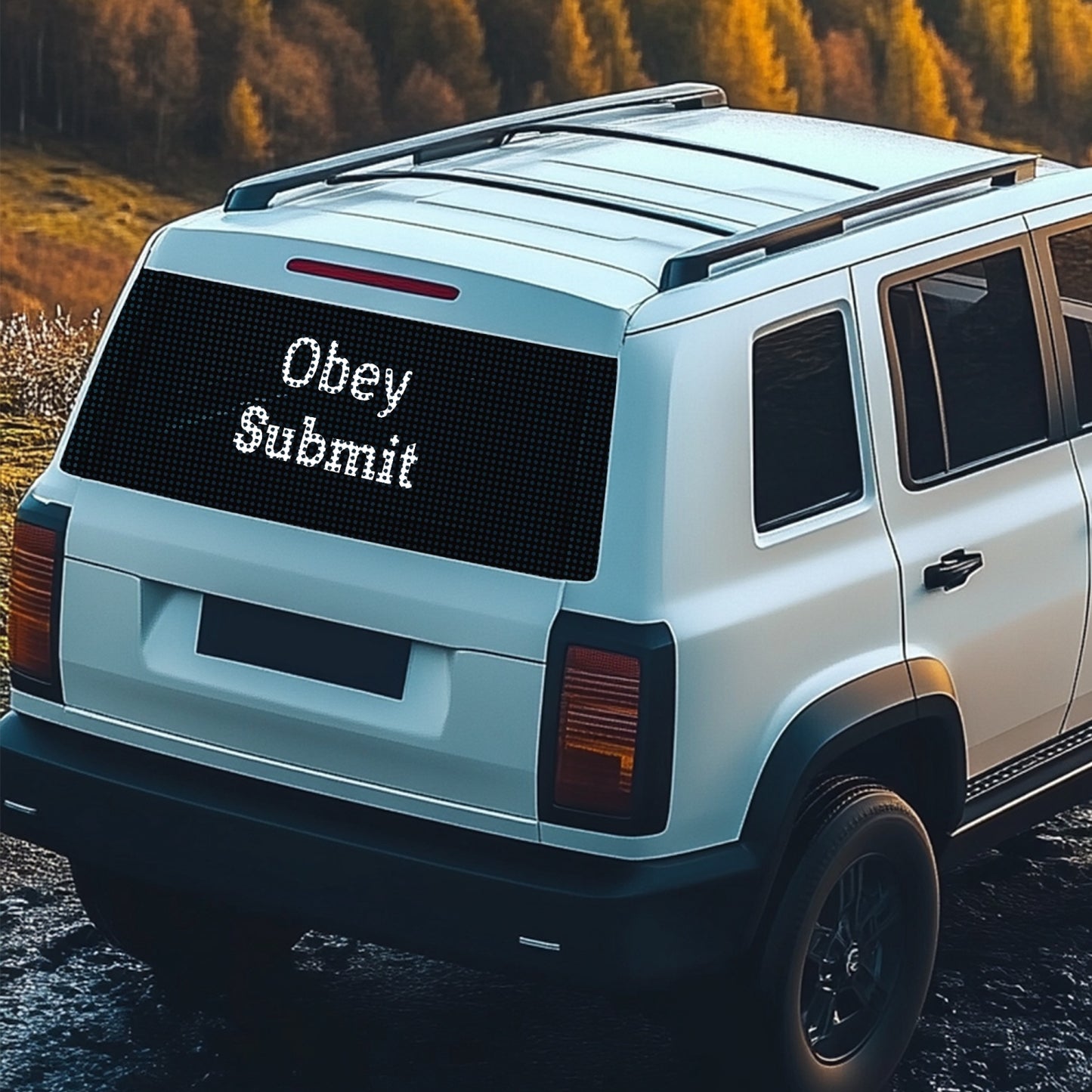 Obey and Submit - Rear Window Decal - Concordia Style Boutique