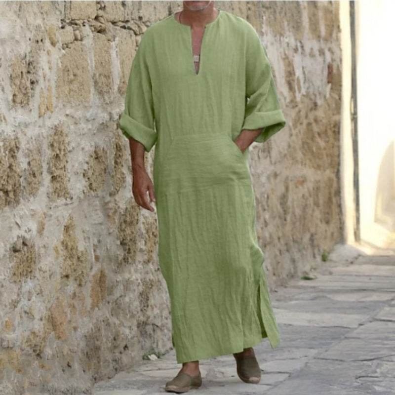 Men's loose long sleeved robe - Concordia Style Boutique