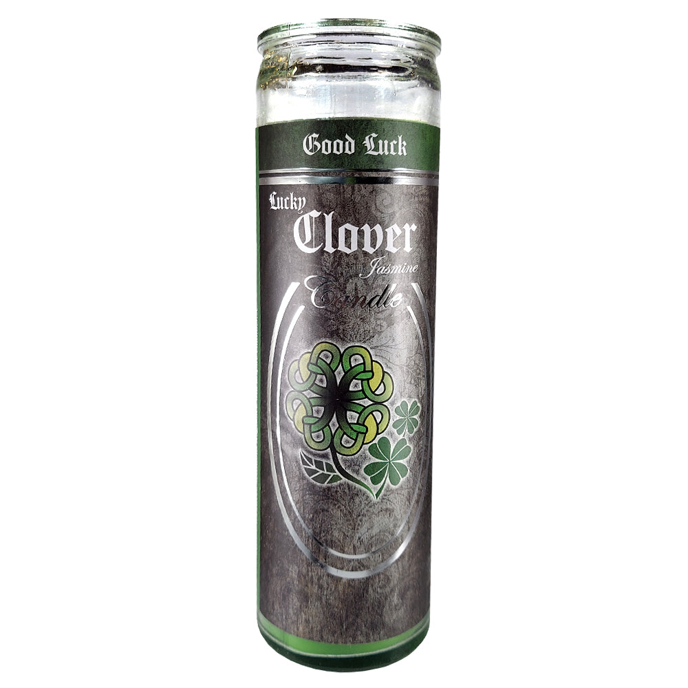 7 Day Glass Ritual Candle - Lucky Clover - Jasmine - Concordia Style Boutique