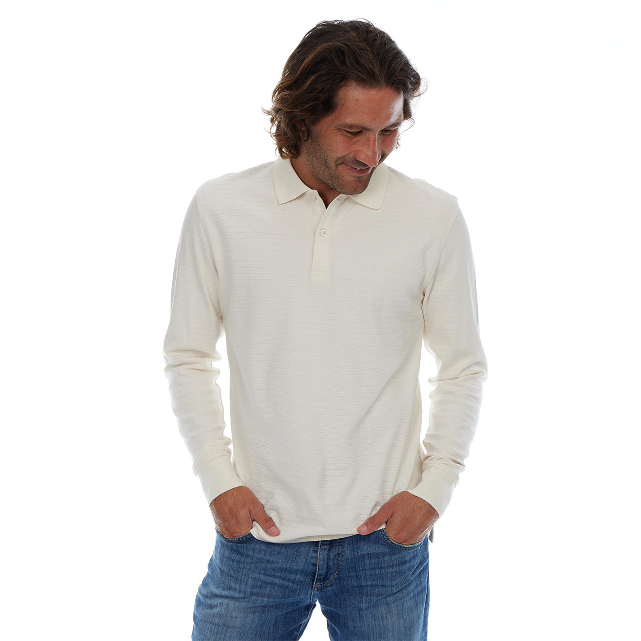 Zander Long Sleeve Polo