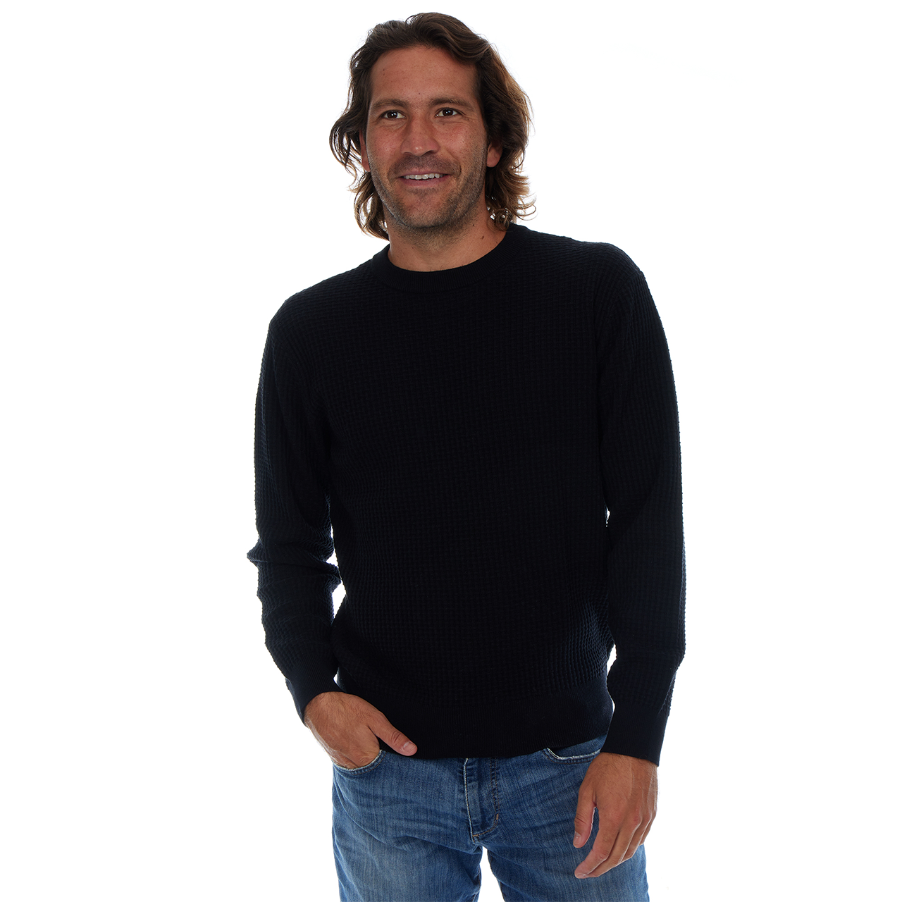 Allen Textured Cotton Sweater