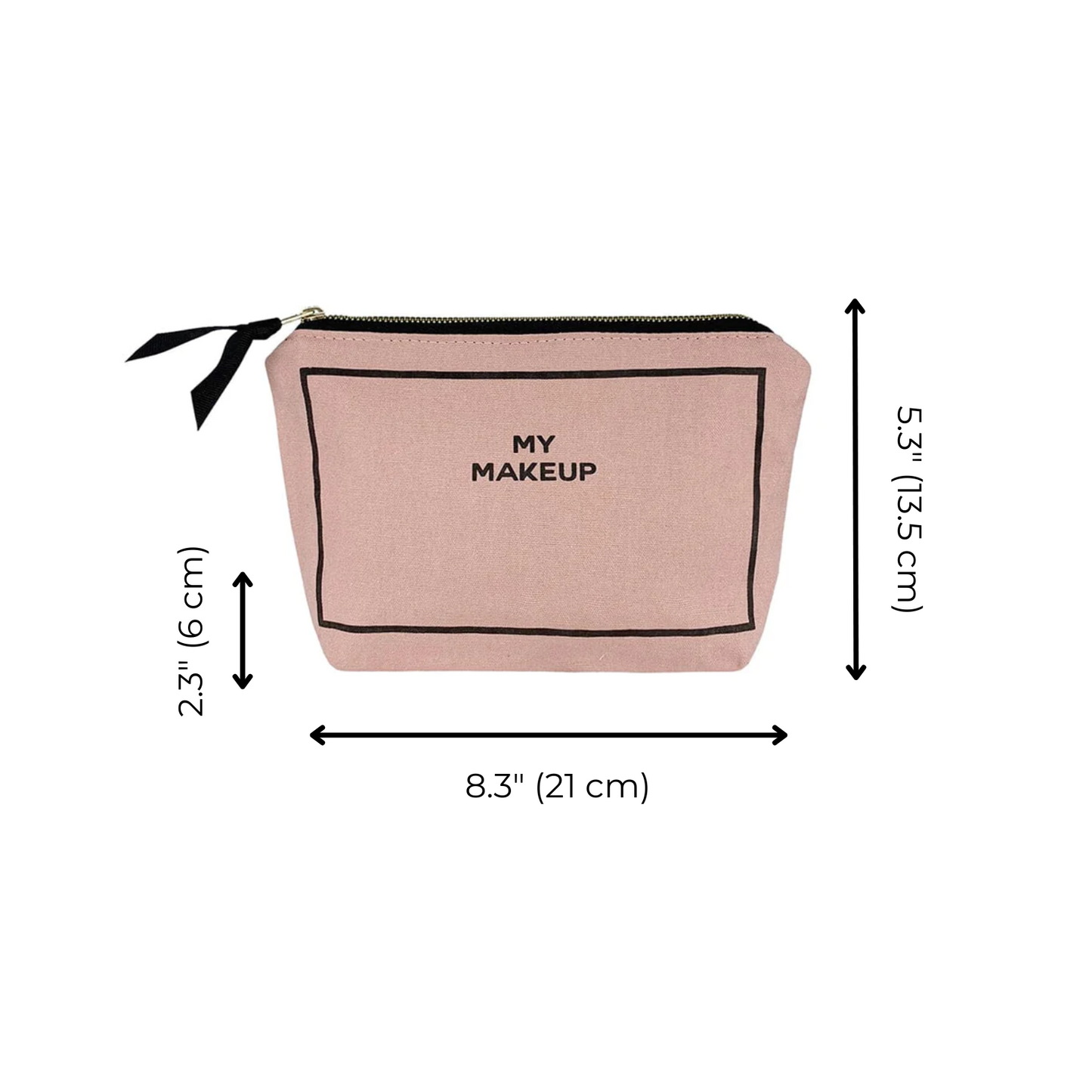 My Makeup Pouch, Coated Lining, Pink/Blush - Concordia Style Boutique