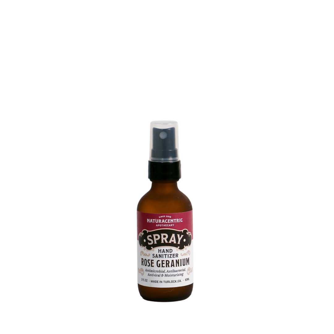 Rose Geranium Essential Oil Based Hand Sanitizer Spray - Concordia Style Boutique