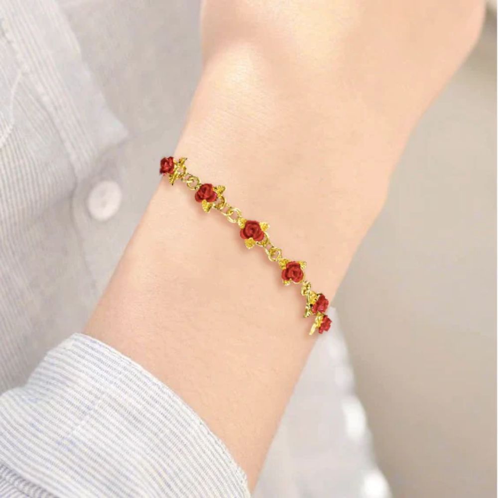 ROSE BRACELET (ADJUSTABLE) - Concordia Style Boutique