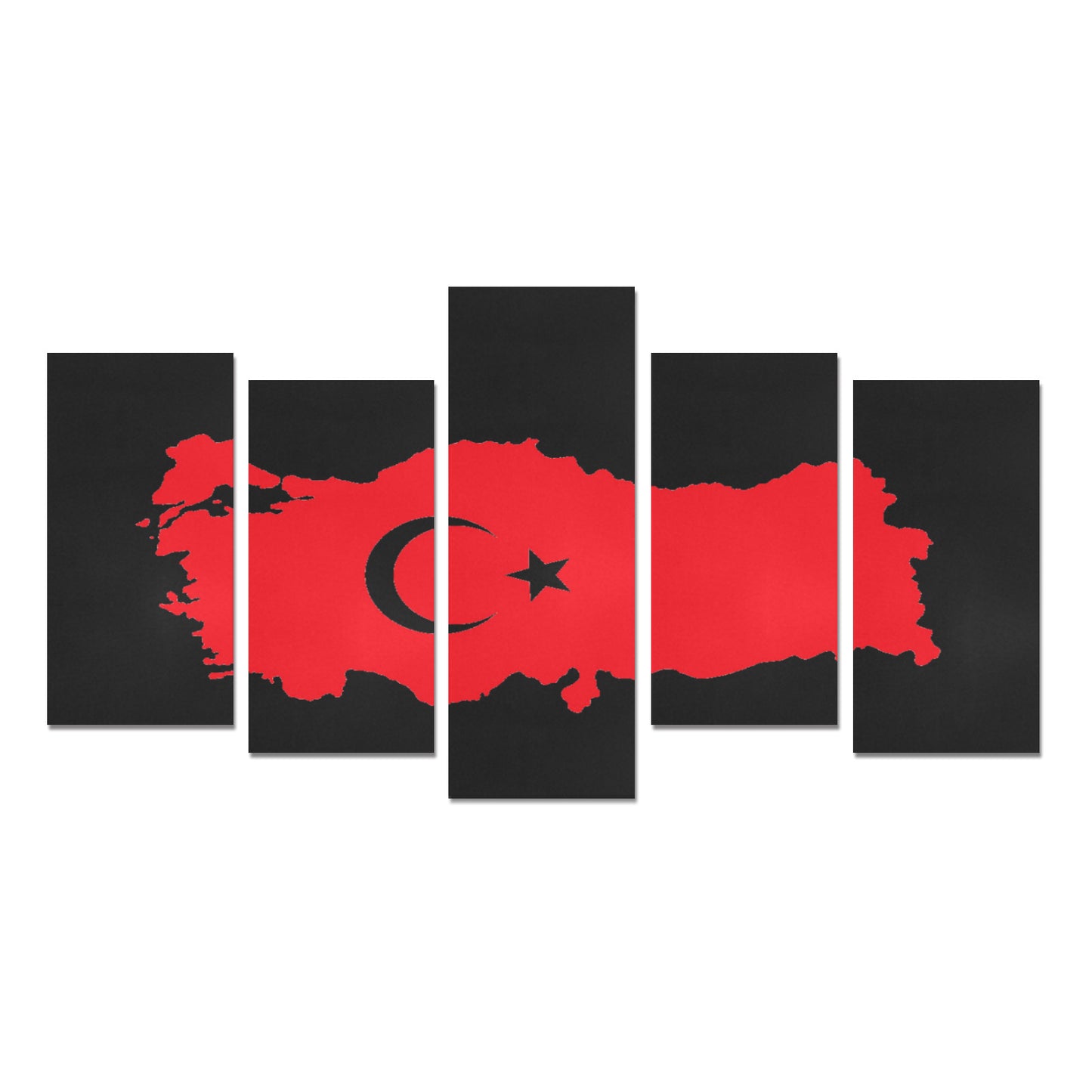Canvas Wall Art Prints (No Frame) 5-Pieces - "Turkey" - Premium Canvas Wall Art Prints from Concordia Style Boutique - Just $48.58! Shop now at Concordia Style Boutique