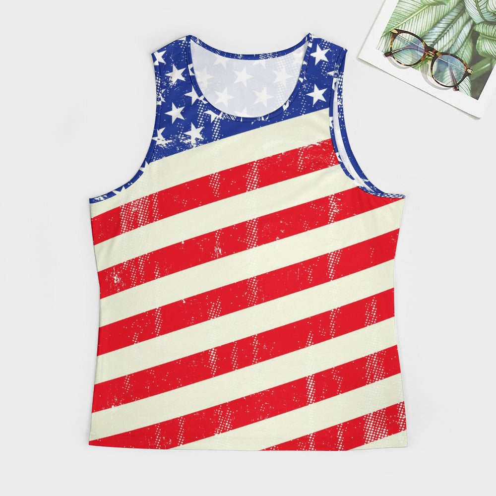 Men's Full print vest - "Americana" - Premium print vest from Concordia Style Boutique - Just $20.14! Shop now at Concordia Style Boutique