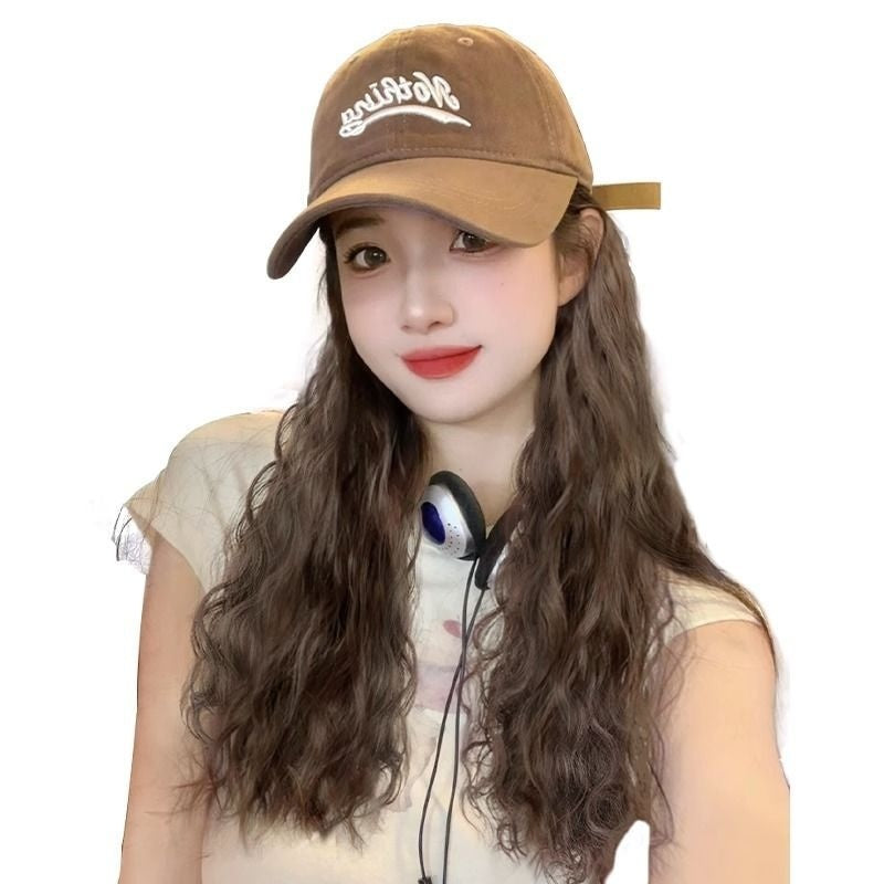 Wig Hat Integrated Fashion Large Wig - Full-head Wig - Concordia Style Boutique