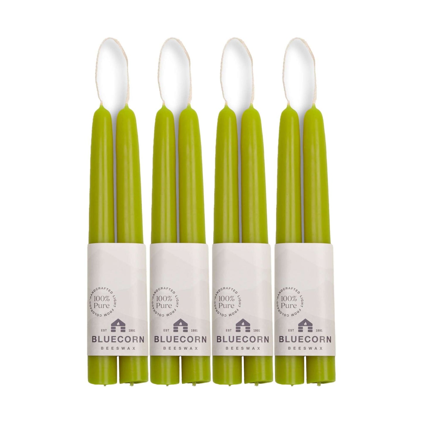 Hand-Dipped Beeswax Taper Candles - Bulk 4-Pair Bundle - Concordia Style Boutique