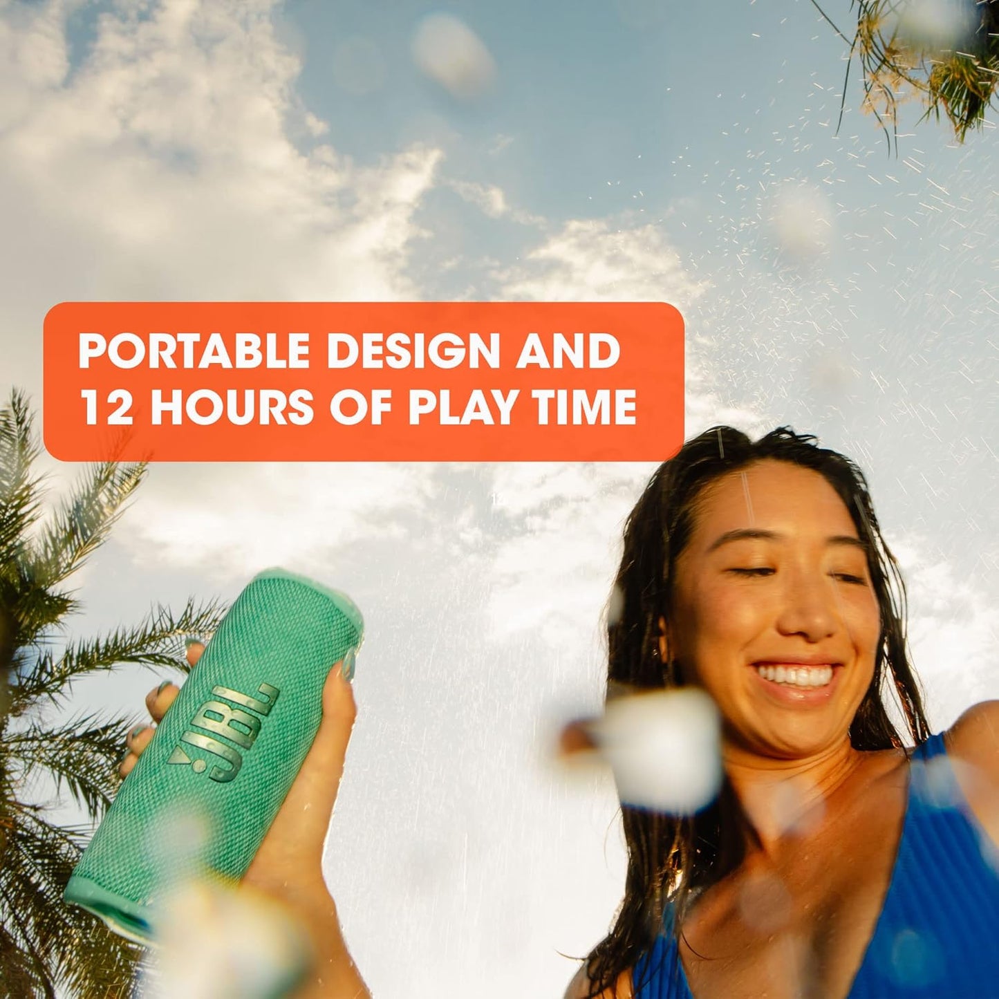 JBL Flip 6 Portable Bluetooth Speaker – Powerful Sound, Deep Bass, IP67 Waterproof