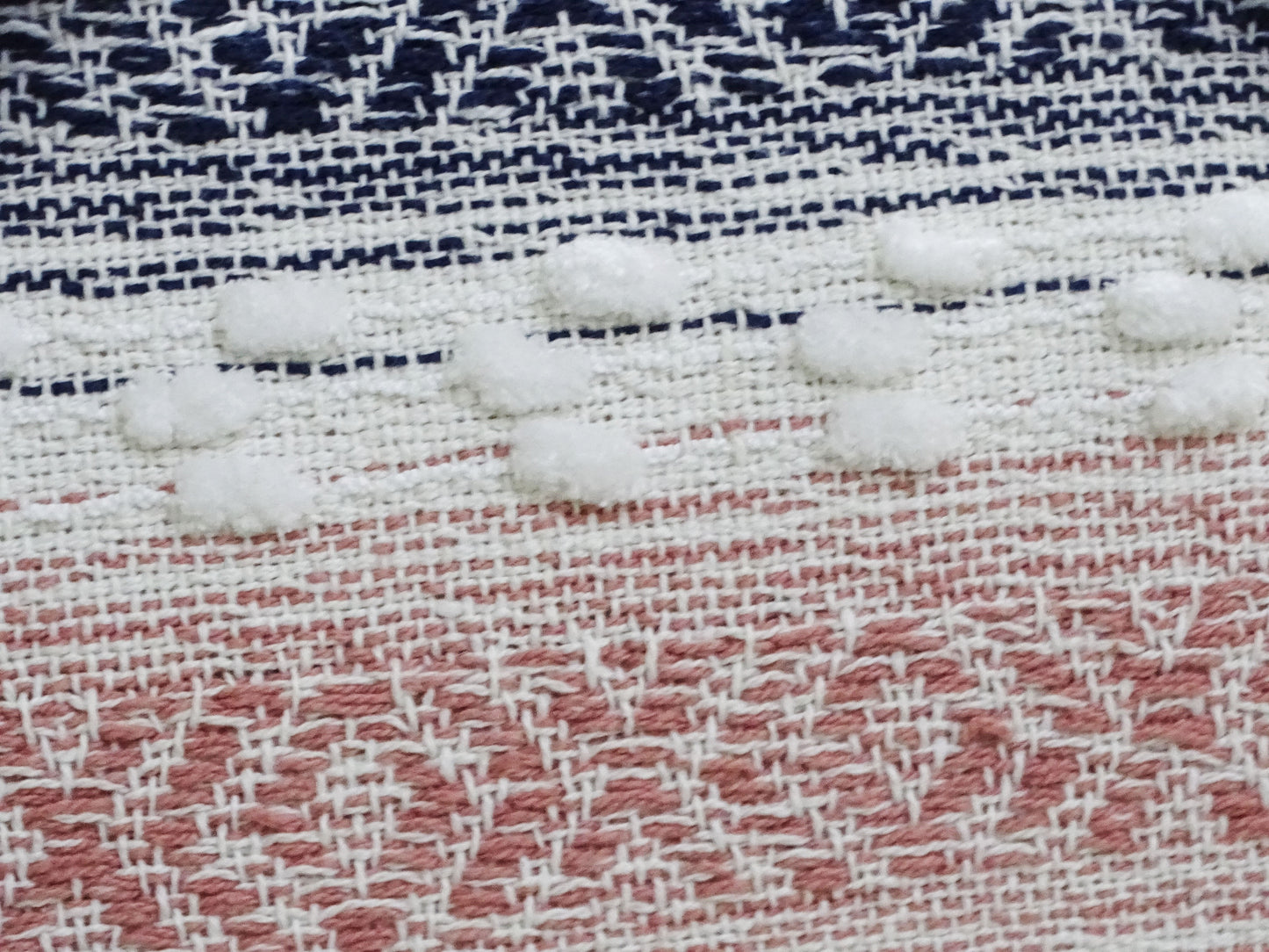 Throw Pillow for sofa with Tassels 22" X 22" Multicolor Insert Included