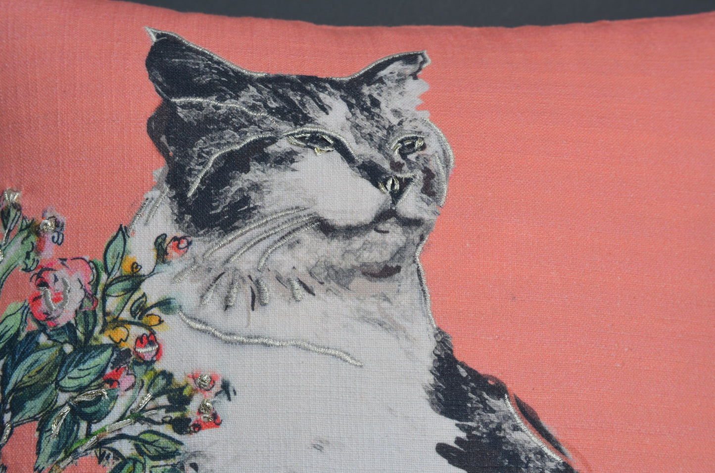 Pink Decorative Pillow 18"x18" Peach