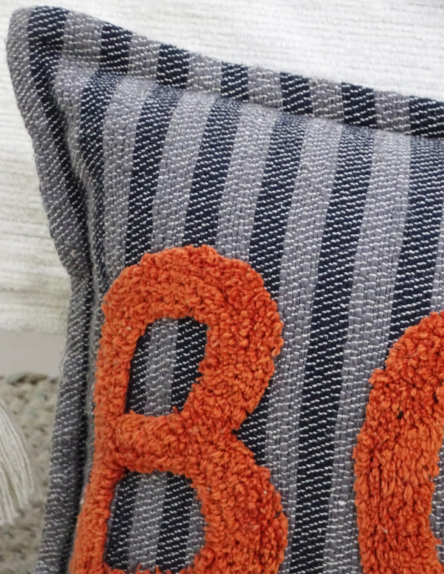 Halloween Throw Pillow Texted BOO! 14" x 24"