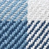 Handloom Woven Textured Plaid Decorative Pillow with Insert