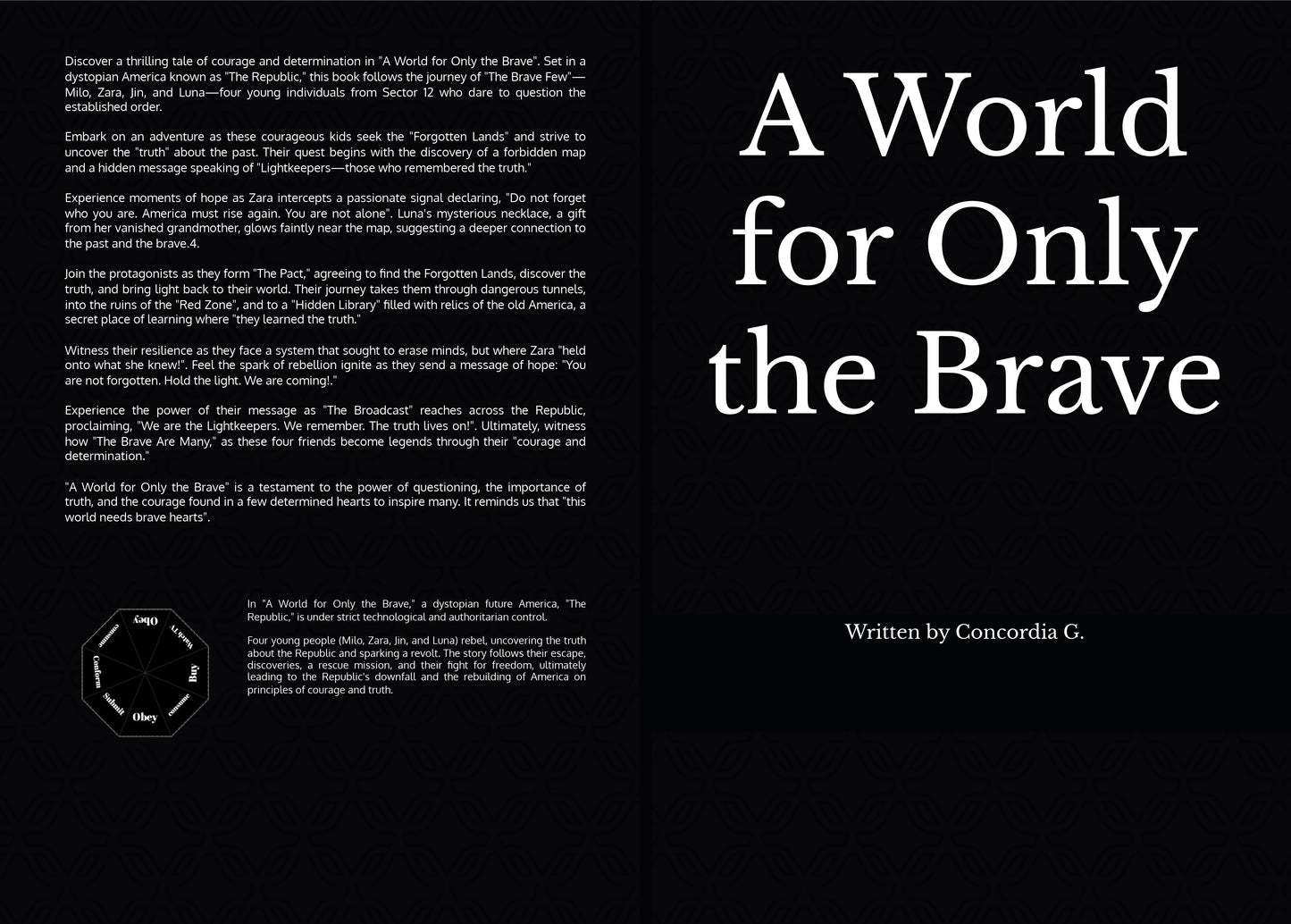 "A World for Only the Brave" - Paperback - Premium Print book from Concordia Style Boutique - Just $21.99! Shop now at Concordia Style Boutique