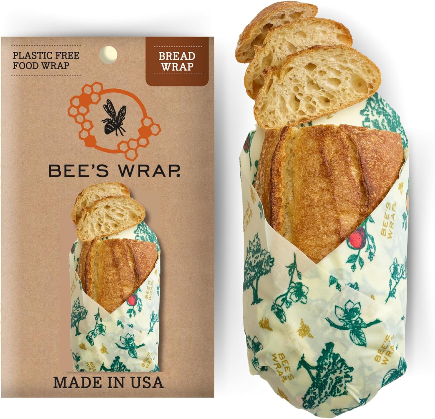 Bee's Wrap Reusable Beeswax Food Wraps - Made in the USA - Eco Friendly Beeswax Wraps for Food - Sustainable - Concordia Style Boutique