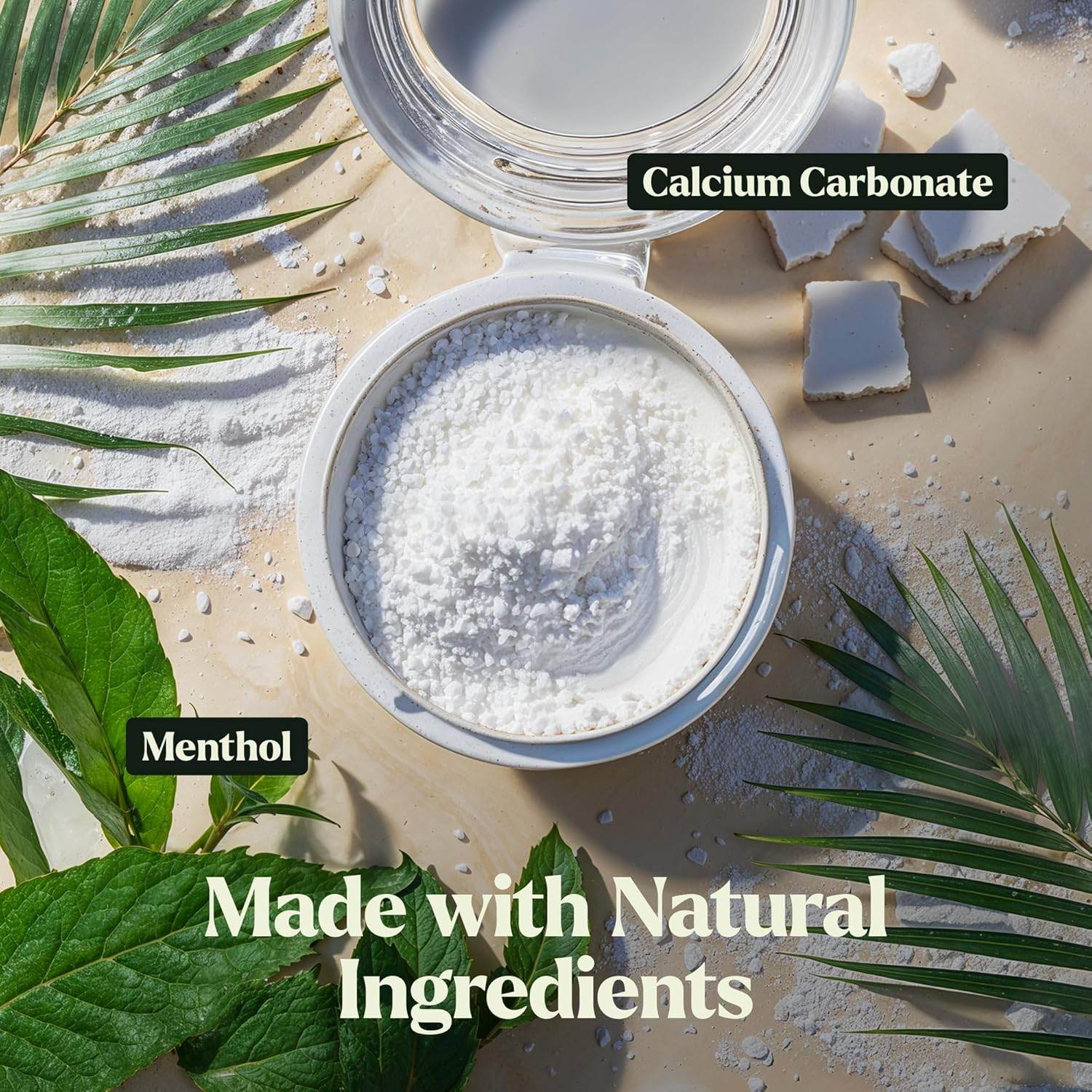 Teeth Whitening Powder, 50 g Bright Pearl Spearmint Flavor and Charcoal - Natural Teeth Whitening, Teeth Polish & Teeth Stain Remover - Alternative to Toothpaste, Tooth Powder for Sensitive Teeth & Freshens Breath - Concordia Style Boutique