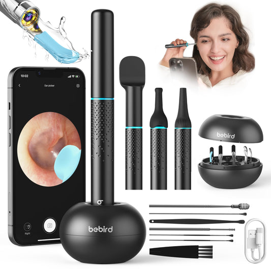 Bebird M9 Ear Care Wax Removal Tool Camera Cleaning Kit- Wireless Cleaner Ear Viewing Scope OTO-Scope with Camera & Light