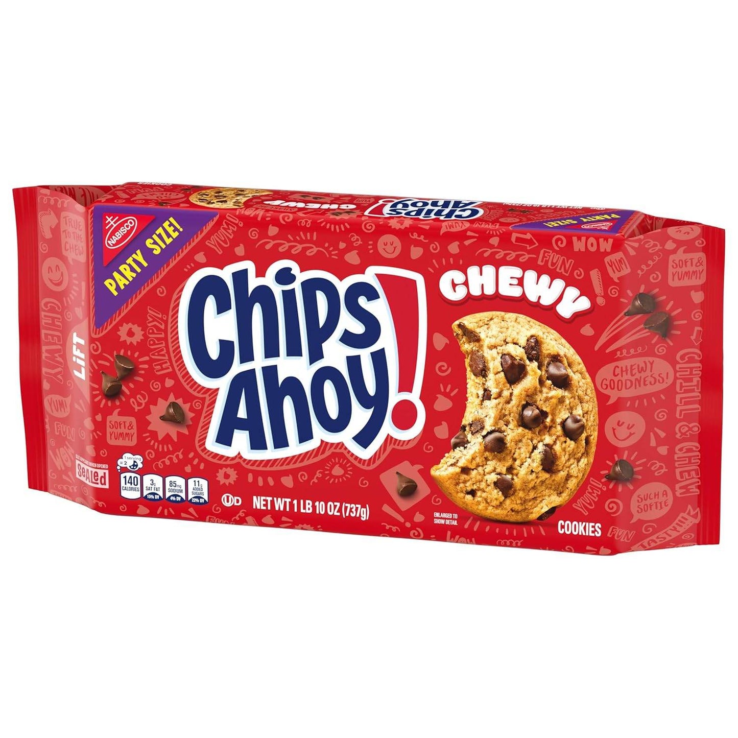 CHIPS AHOY! Chewy Chocolate Chip Cookies, Party Size, 26 oz - Concordia Style Boutique