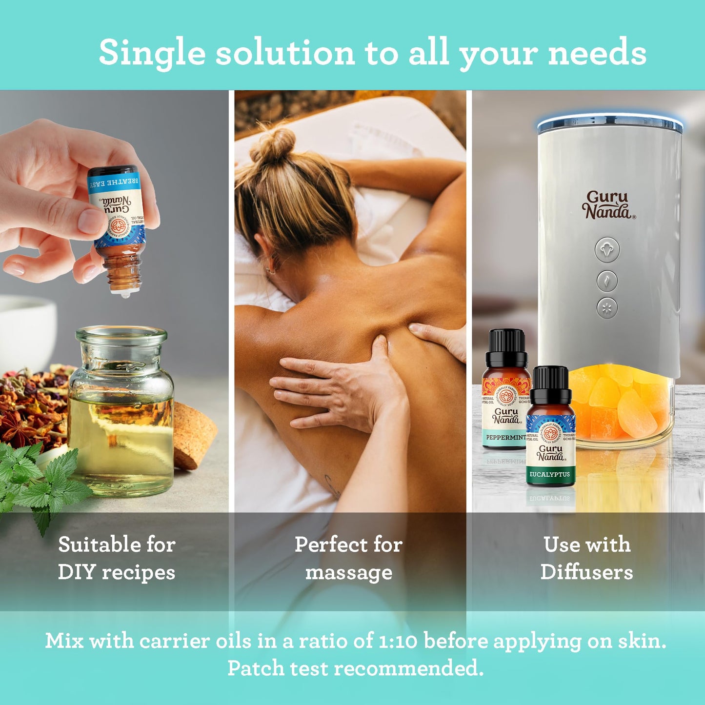 GuruNanda Essential Oil Blends (Set of 6) - Premium Essential Oil Blends from Concordia Style Boutique - Just $19.98! Shop now at Concordia Style Boutique