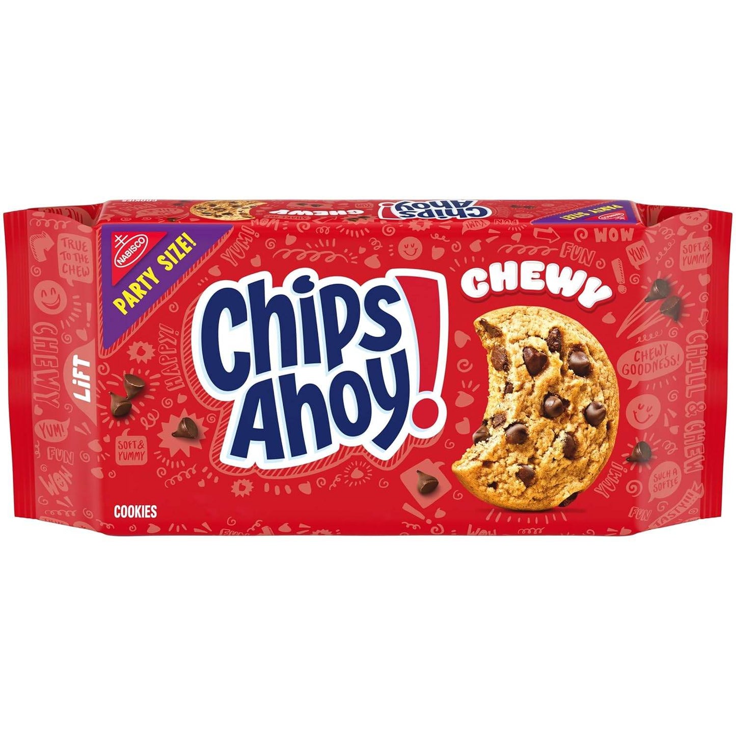 CHIPS AHOY! Chewy Chocolate Chip Cookies, Party Size, 26 oz - Concordia Style Boutique