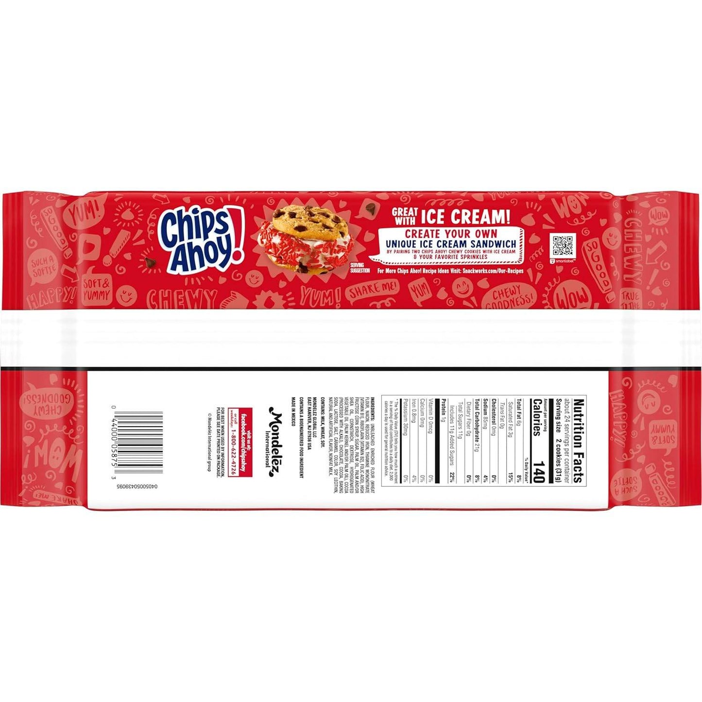CHIPS AHOY! Chewy Chocolate Chip Cookies, Party Size, 26 oz - Concordia Style Boutique
