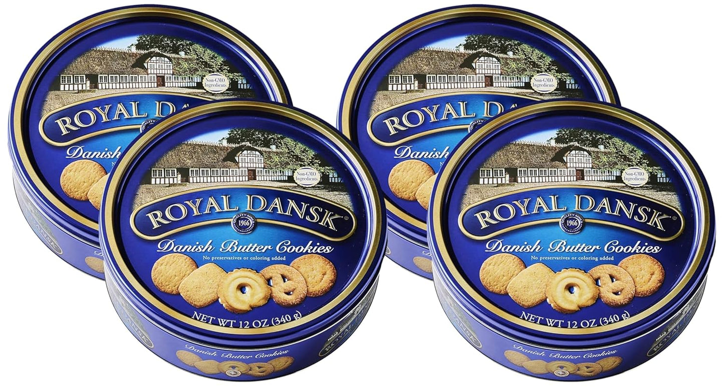Royal Dansk Danish Cookies, No Preservatives or Coloring Added, 12 Oz. (Pack of 1) - Concordia Style Boutique