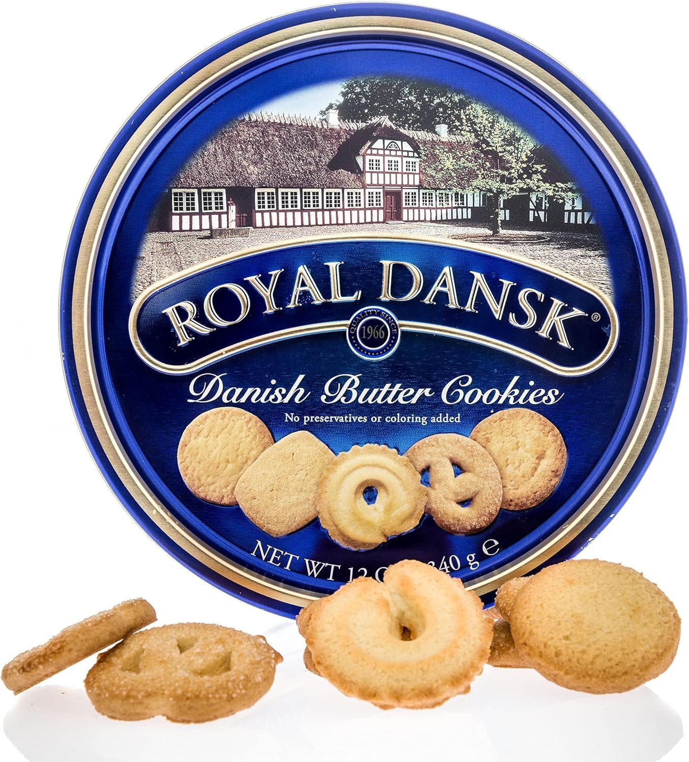 Royal Dansk Danish Cookies, No Preservatives or Coloring Added, 12 Oz. (Pack of 1) - Concordia Style Boutique