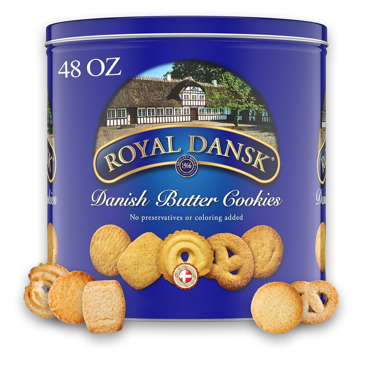 Royal Dansk Danish Cookies, No Preservatives or Coloring Added, 12 Oz. (Pack of 1) - Concordia Style Boutique