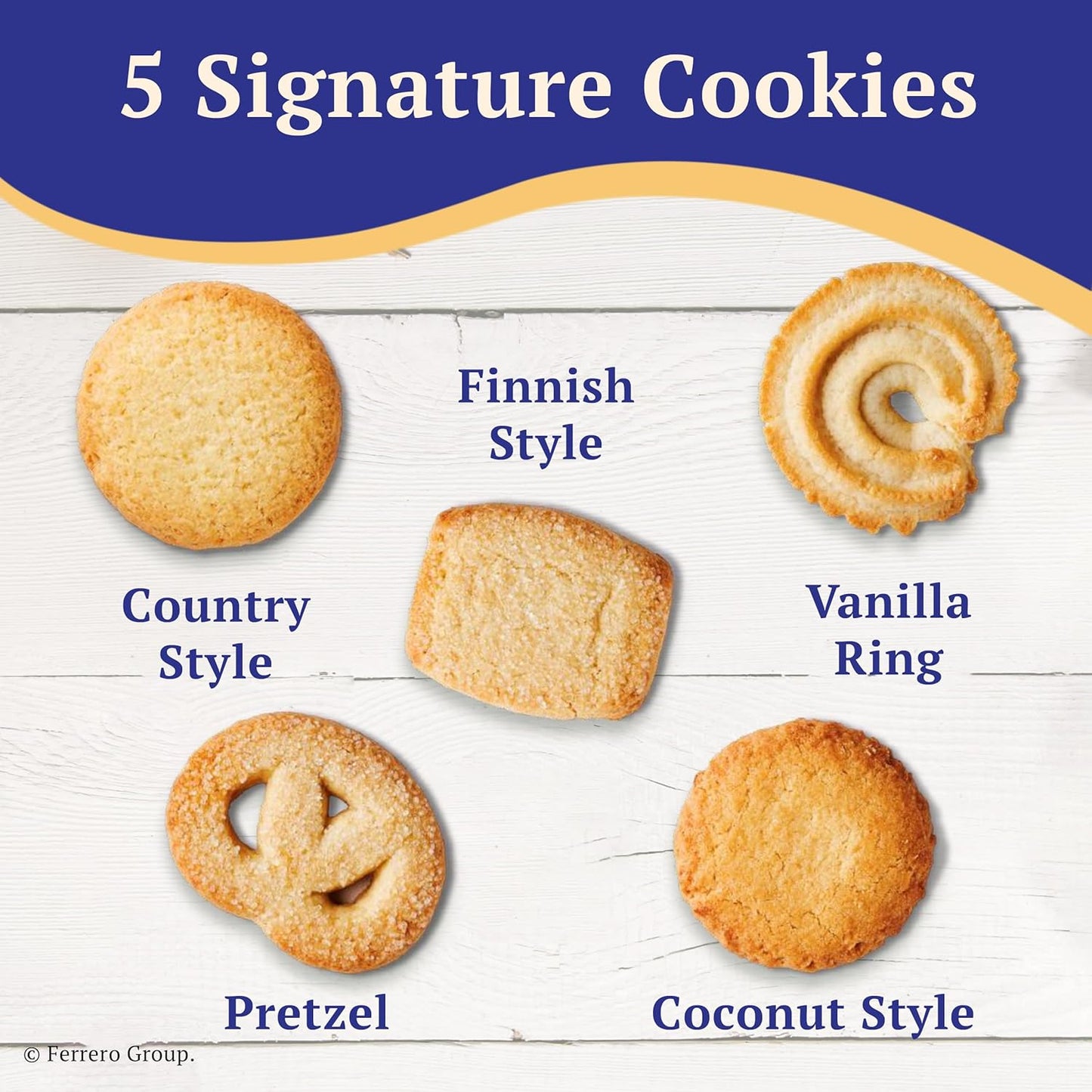 Royal Dansk Danish Cookies, No Preservatives or Coloring Added, 12 Oz. (Pack of 1) - Concordia Style Boutique
